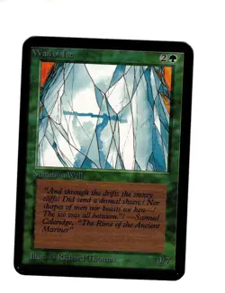 Wall of Ice Alpha NM-/LP MTG Magic the Gathering b - Image 1