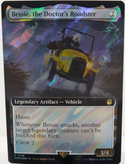 Bessie, the Doctor's Roadster (Extended Art Surge 1046) FOIL Doctor Who MtG - Image 1