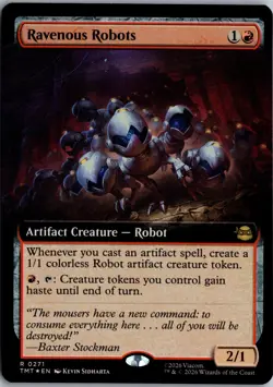 Ravenous Robots (Extended Art) R Teenage Mutant Ninja Turtles 271 NM Foil Magic - Image 1