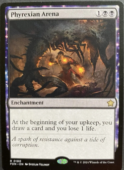 Phyrexian Arena 180 FDN - Rare - Foundations - MTG - Image 1
