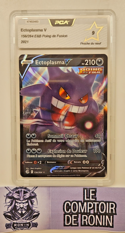 Carte Pokemon: ECTOPLASMA 156/264 V Ultra Rare Poing de Fusion EB08 FR PCA 9 - Image 1