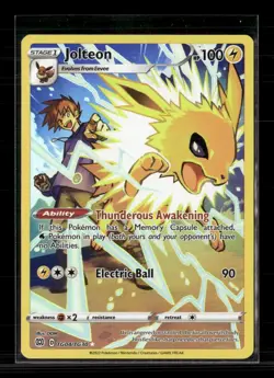 Pokemon 2022 Brilliant Stars Jolteon CHR #TG04/TG30 - Image 1