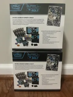 Pokemon Black Bolt Elite Trainer Box (ETB) Lot of 2 Factory Sealed - Image 2