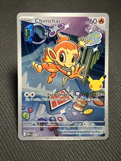 Chimchar - 041 041 Holo Promo ME: Mega Evolution Promo Pokemon Near Mint - Image 1