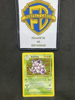 POKEMON SET BASE UNLIMITED NIDOKING HOLO 11/102 LP- - Image 1