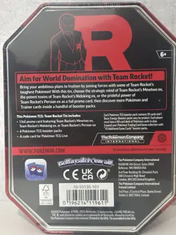 Pokemon TCG | Destined Rivals | Team Rocket Nidoking | Tin | Sealed - Image 3