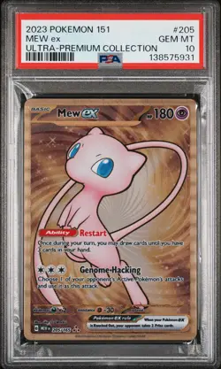 2023 POKEMON 151 ULTRA-PREM COLL #205 MEW EX PSA 10 - Image 1