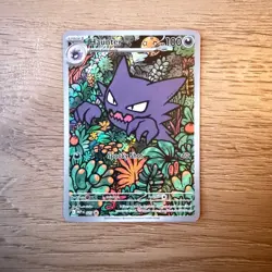 2025 POKEMON MEP EN 027 HAUNTER MEGA GENGAR EX BATTLE DECK PROMO NM - Image 1