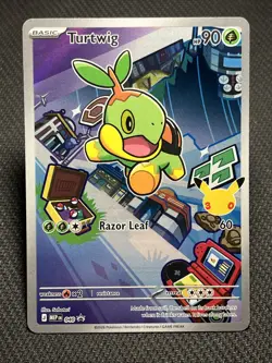 Turtwig MEP 040 Pokemon First Partner Illustration Promo - Image 1