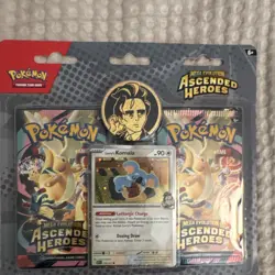 Pokemon TCG Mega Evolution Ascended Heroes Komala Promo Larry 2 pack blister - Image 1