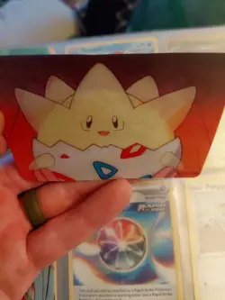 1998 Pokemon Pioneer Viz Video Lenticular Promo - Togepi - PIKA-0021D Great shap - Image 2