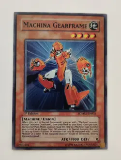Machina Gearframe SDMM-EN002 Machina Mayhem 1st Edition Yu-Gi-Oh! NM #1 - Image 1