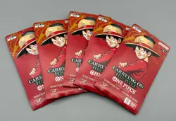 x5 One Piece TCG - Carrying On His Will - OP13 English Sleeved Booster Packs - Image 1