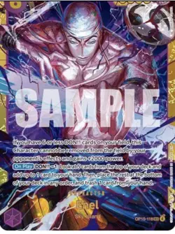 Enel OP15-118 SEC Adventure on KAMI's Island ONE PIECE Card Game English NM - Image 1