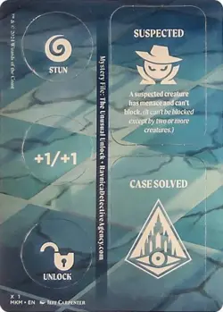 Punch Card Token (022) Murders at Karlov Manor MKM MTG Magic - Image 1