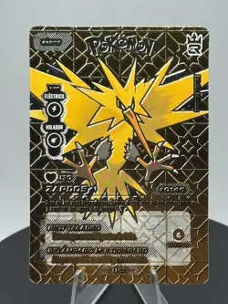 2024 POKEMON Black Edition TCG 3R #G11 ZAPDOS Golden Card Foil - Image 3