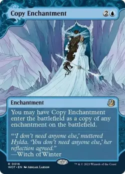 Copy Enchantment - Wilds of Eldraine RARE MtG TCG Card 0016 - Image 1