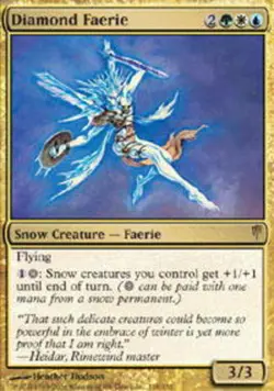 MTG - Diamond Faerie - ColdSnap - NM, English Magic FLAT RATE SHIP - Image 1