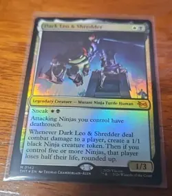 Dark Leo & Shredder FOIL Teenage Mutant Ninja Turtles MTG MINT 🔥 - Image 3