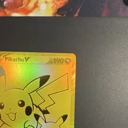 Pokemon TCG Pikachu V Promo Full Art Foil SWSH145 Basic 190 HP Sword & Shield - Image 3