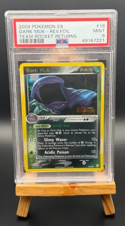 DARK MUK REVERSE HOLO 16/109 TEAM ROCKET RETURNS POKEMON PSA 9 - Image 1
