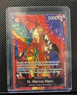 One Piece St. Marcus Mars OP13-091 Rare Alt Art Foil - Carrying on His Will - Image 1