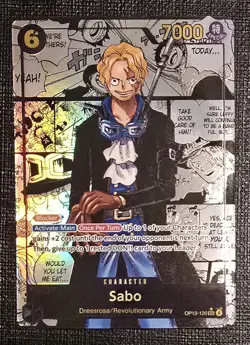 ONE PIECE Sabo Manga (Super Alternate Art) OP13-120 Carrying On His Will English - Image 1