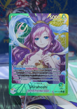 Shirahoshi Alt Art Leader - A Fist Of Divine Speed #OP11-022 L One Piece TCG ENG - Image 1