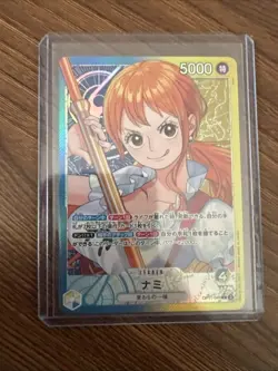 ONE PIECE Card Game Nami Alt Art OP11-041 L A Fist of Divine Speed Japanese - Image 1