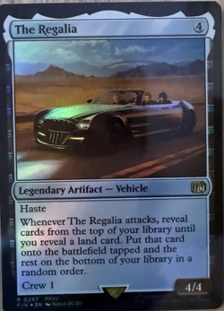 The Regalia - Final Fantasy RARE FOIL MtG TCG Card # 0267 - Image 1