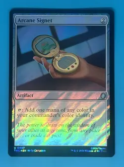Arcane Signet (Surge Foil) Commander: Teenage Mutant Ninja Turtles Foil - Image 1