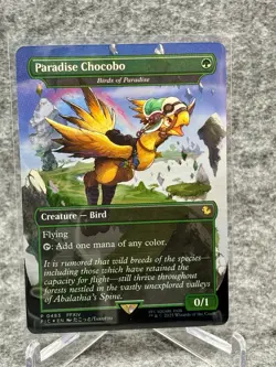 Paradise Chocobo - Birds of Paradise (Borderless) Commander: Final Fantasy Foil - Image 1