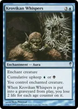 4 Krovikan Whispers 4x x4 - LP - Coldsnap - SPARROW MAGIC - mtg - - Image 1