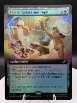 Tale of Katara and Toph (Extended) FOIL: Avatar ATLA Eternal-Legal MTG (NM) - Image 1