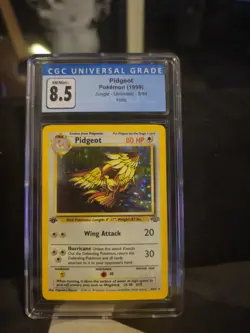 Pidgeot 1999 Pokemon Jungle 1st Edition CGC 8.5 #8 - Image 1