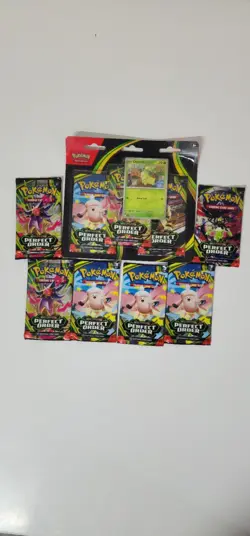 Pokemon Mega Evolution Perfect Order 3 Pack Blister + 6 x Sealed Booster packs - Image 1