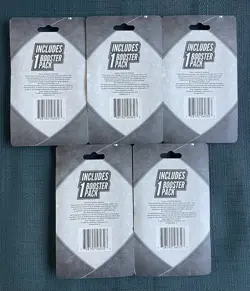 Lot Of 5 NEW SEALED 2025 Pokemon Mystery Pack Mewtwo Possible Vintage Chase Pack - Image 2