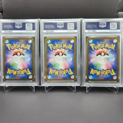 Pokemon Bulbasaur Squirtle Charmander AR PSA 10 SEQUENTIAL Special Deck Set - Image 5