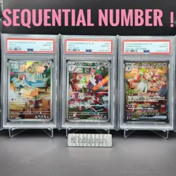 PSA 10 Ralts Kirlia Gardevoir SEQ set SAR AR Japanese SV1S Scarlet ex Pokemon - Image 1