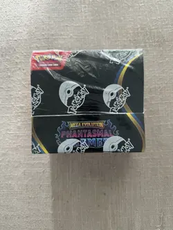 Pokemon Mega Evolution Phantasmal Flames Booster Box Sealed - Image 1