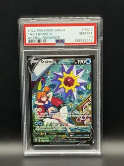 Pokemon Starmie V Astral Radiance Trainer Gallery Full Art #TG13 PSA 10 Gem Mint - Image 1