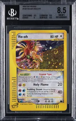 2003 POKEMON SKYBRIDGE HOLO RARE #149 HO-OH BGS 8.5 - Image 1