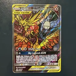 Moltres & Zapdos & Articuno GX Full Art Pokemon, Black Star Promo, SM210 #6 - Image 1