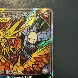 Moltres & Zapdos & Articuno GX Full Art Pokemon, Black Star Promo, SM210 #6 - Image 3