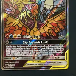 Moltres & Zapdos & Articuno GX Full Art Pokemon, Black Star Promo, SM210 #6 - Image 4