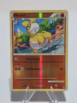 Pokemon TCG Numel Reverse Holo 35/95 Unleashed - Image 1