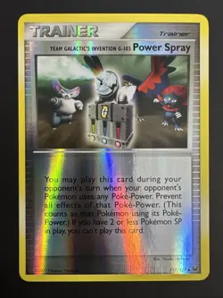 Team Galactic's Invention G-103 Power Spray 117/127 Platinum Reverse Pokemon TCG - Image 1