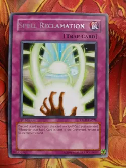 Yugioh Spell Reclamation Rare TAEV-EN076 1st Ed Lightly Played - Image 1