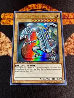 🔥YUGIOH • BLUE EYES WHITE DRAGON • ULTRA RARE • STP1-EN004 • SPEED DUEL • NM🔥 - Image 2