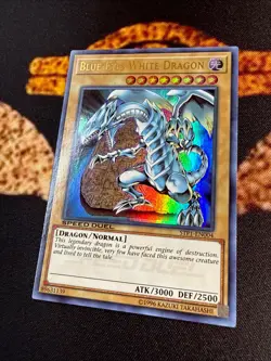 🔥YUGIOH • BLUE EYES WHITE DRAGON • ULTRA RARE • STP1-EN004 • SPEED DUEL • NM🔥 - Image 3